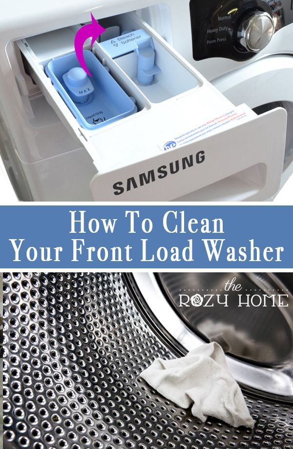 Quick and easy tips for cleaning your front load washer and dryer. All you need is a few basic items and a bit of time to have