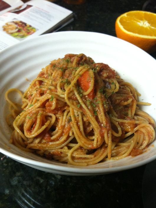 Quick Ricotta Spaghetti – and it’s a Weight Watchers Simple Start/Simply Filling recipe!