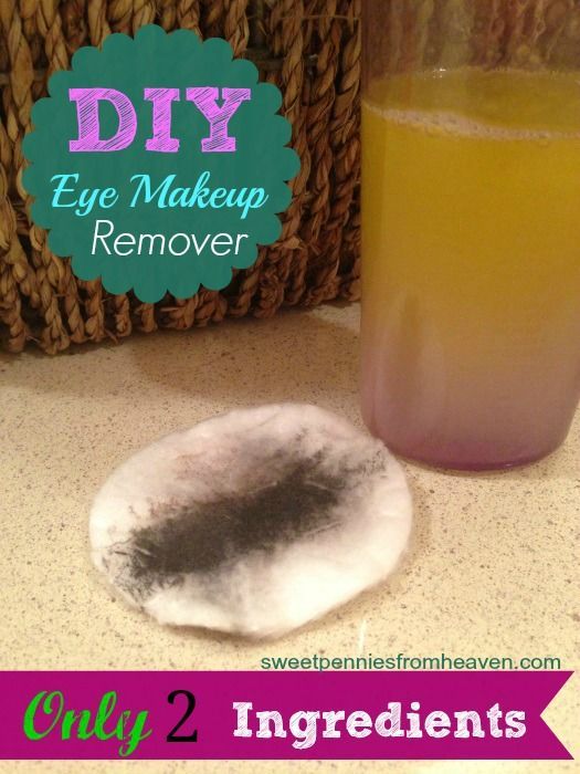 Quit spending a fortune for your eye makeup remover. THIS recipe only calls for 2 ingredients, and it’s SUPER DUPER cheap to make.
