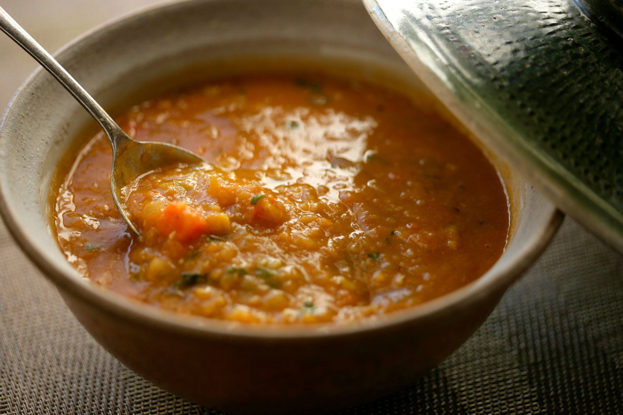 Red Lentil Soup with Lemon by Melissa Clark | Photo Andrew Scrivani for The New York Times