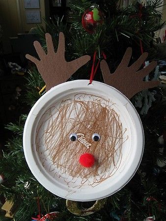 Reindeer toddler craft.  I love the way this activity can be very individual and child directed if educators let it be.