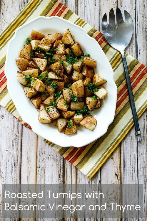 Roasted Turnips with Balsamic Vinegar and Thyme (Paleo, Low-Carb) – Kalyns Kitchen
