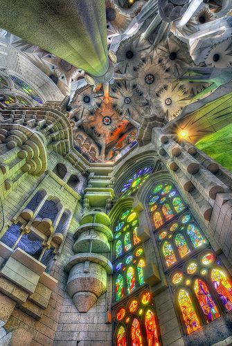 Sagrada Familia, Barcelona.  Where  spent my 40th birthday.  A place I adore