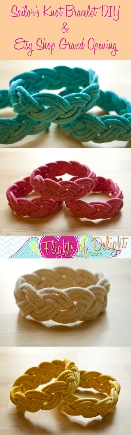 Sailor’s Knot Bracelet DIY & Etsy Shop Grand Opening | Flights of Delight – The BEST tutorial on the internet on how to make these