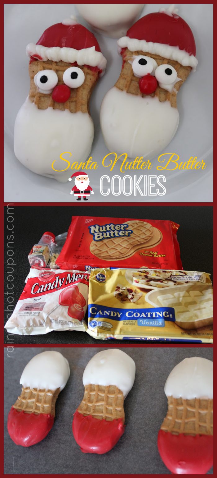 Santa Nutter Butter Cookies – this could be a fun project to keep the kids busy.