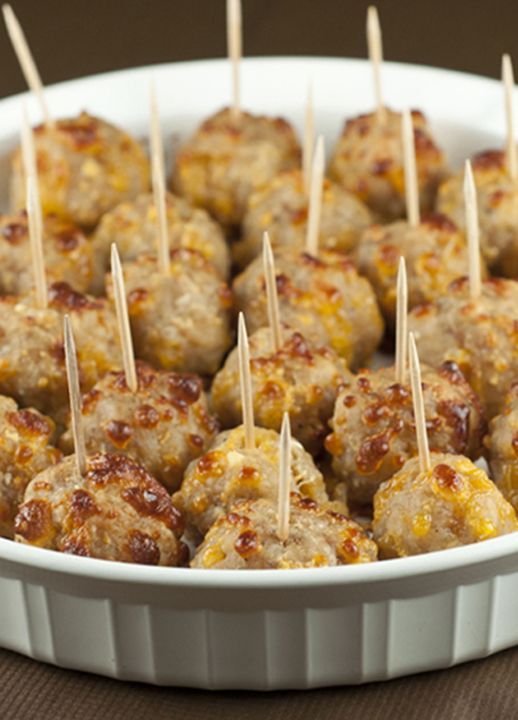 Sausage Cheese Balls make for the perfect little appetizer to serve to your guests at any holiday party, football party, and