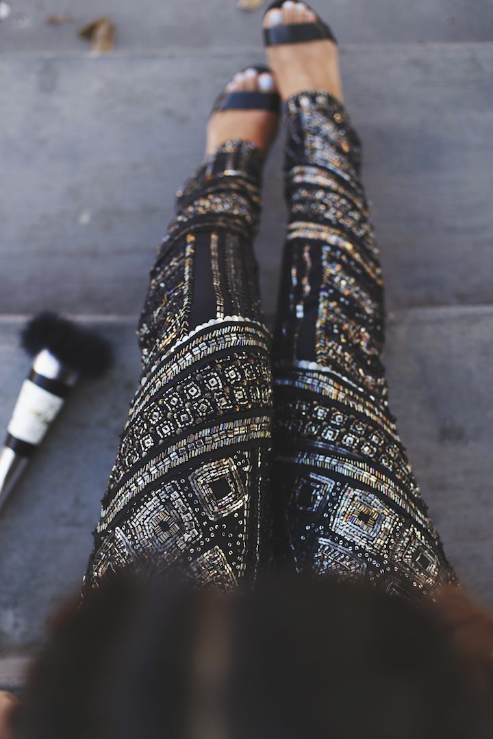Sequin Embellished Pants for New Year’s Eve! – Haute Off The Rack // Powered by chloédigital