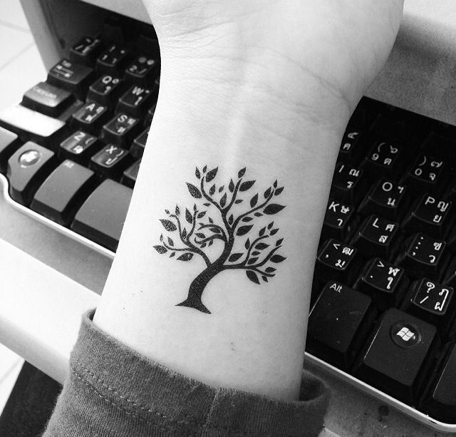 Small tree tattoo – 60 Awesome Tree Tattoo Designs  ♥ !