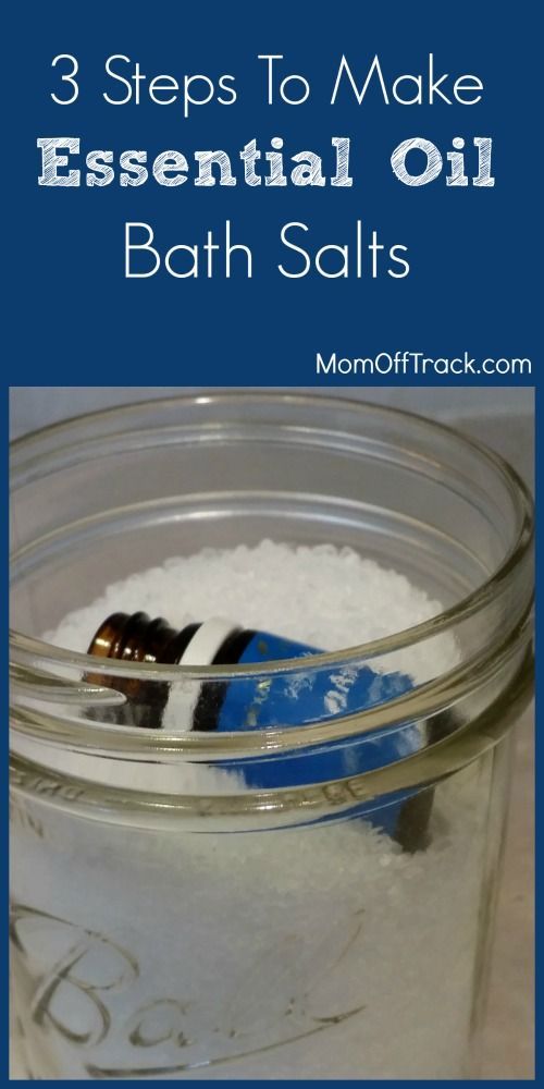 SO easy. Great way to use empty bottles of oils — How To Make Essential Oil Bath Salts