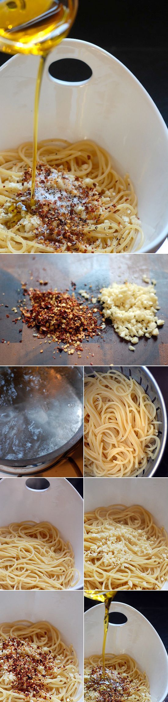 Spaghetti aglio, olio, e peperoncino is a traditional Italian pasta dish. It’s well loved by many because it’s so easy and