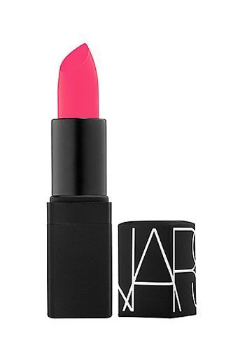 The 10 best lipsticks every woman should own. #6 is @NARS Cosmetics Lipstick in Schiap — a hot pink hue that’s perfect for