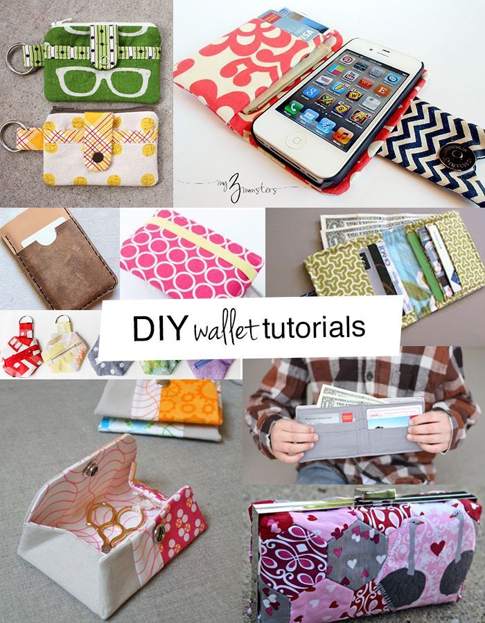 The best collection of DIY wallet tutorials
