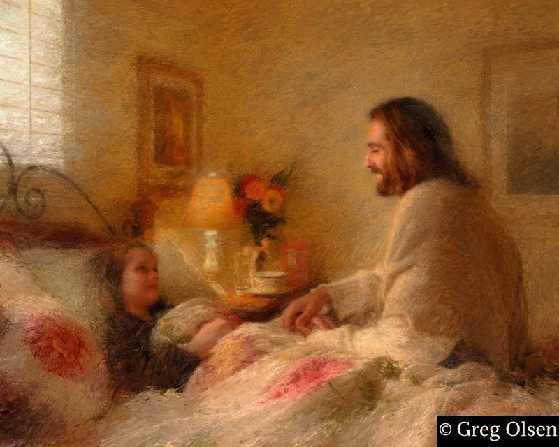 The Comforter Greg Olsen…love this, want to show this to Julia!