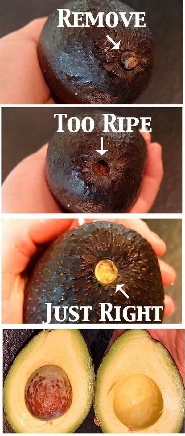 The easiest way to tell if an avocado is ready to eat  | 14 Fruit Hacks That Will Make Your Life More Delicious