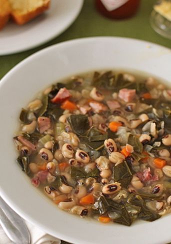 The Galley Gourmet: Black-Eyed Pea and Collard Green Soup (it’s what’s for dinner…)
