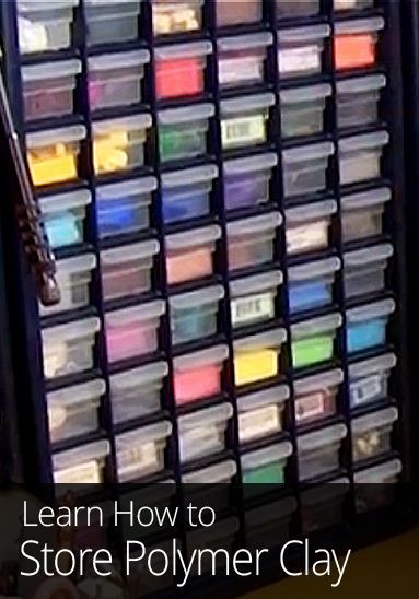 The secret art behind any craft is organization. This lesson demonstrates how to organize and safely store polymer clays. Don’t