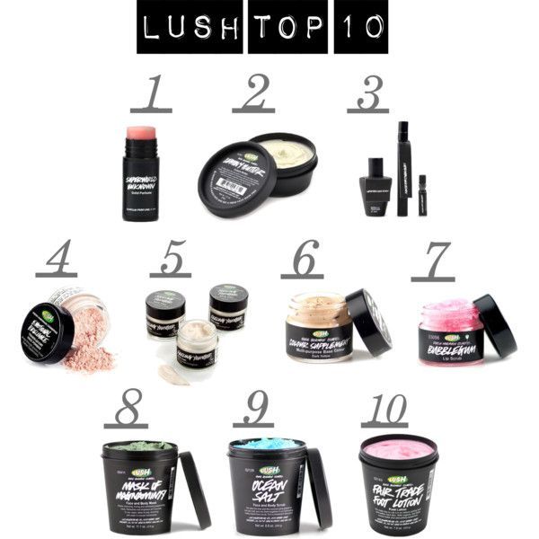 The top ten best things at lush cosmetics!