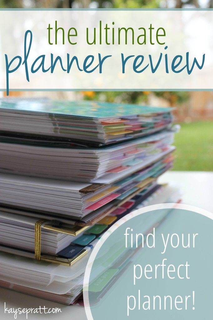 The Ultimate Planner Review – comparing all of today’s popular daily & weekly planners to find YOUR best fit! – KaysePratt.com