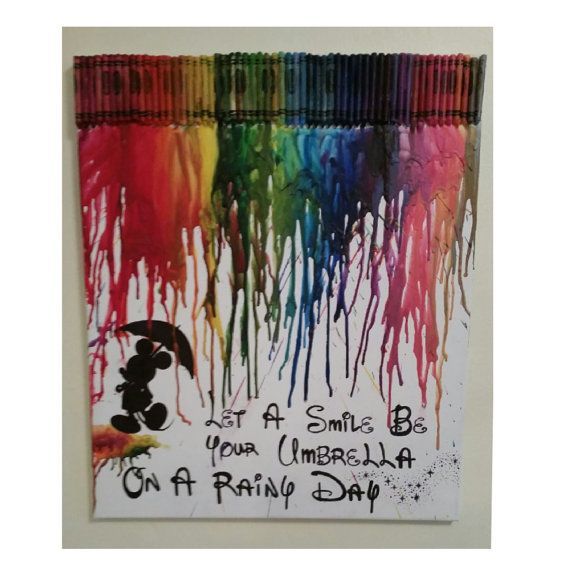 This is a made to order custom disney inspired melted crayon art on canvas. You can chose a silhouette and quote of your choice,