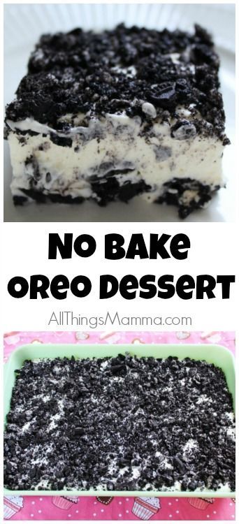 This no bake, quick and easy Oreo Dessert Recipe is sure to be a hit!
