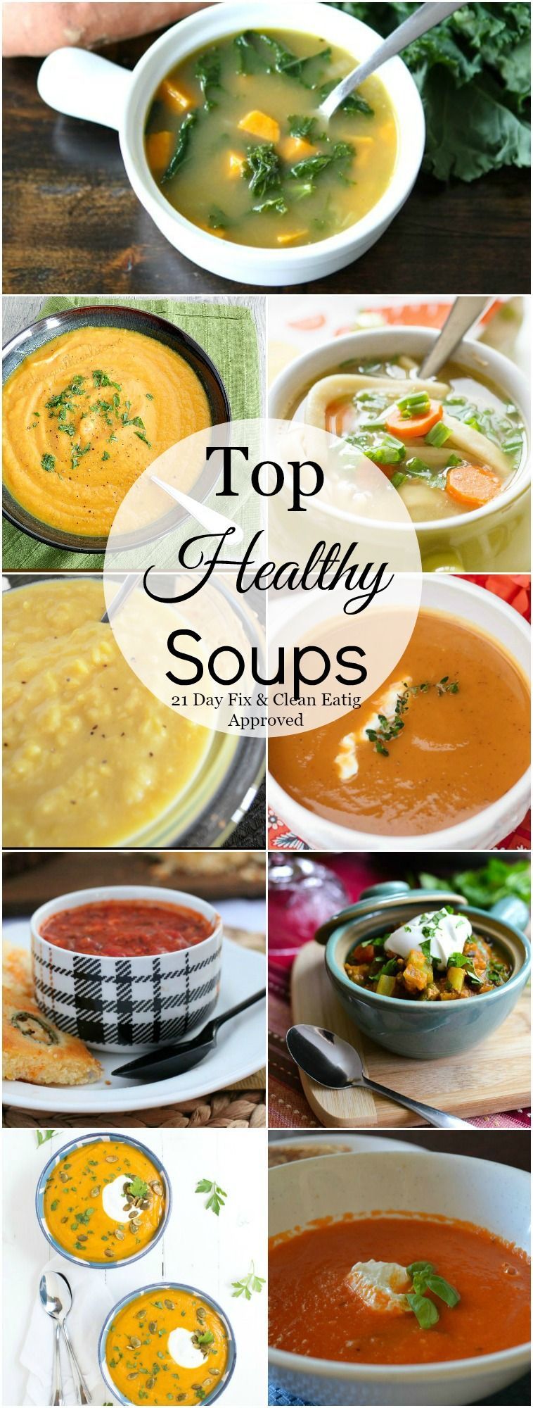 Top Healthy Soups that are 21 Day Fix & Clean Eating Approved