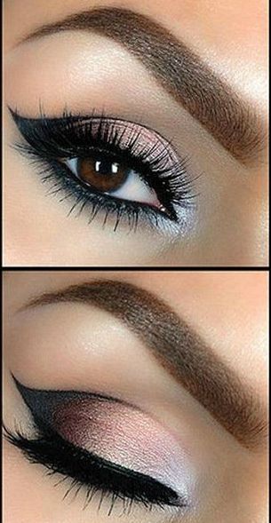 Tutorial: Beautiful Smokey Eye Makeup – Want to do it yourself? Click on the image for the tutorial!