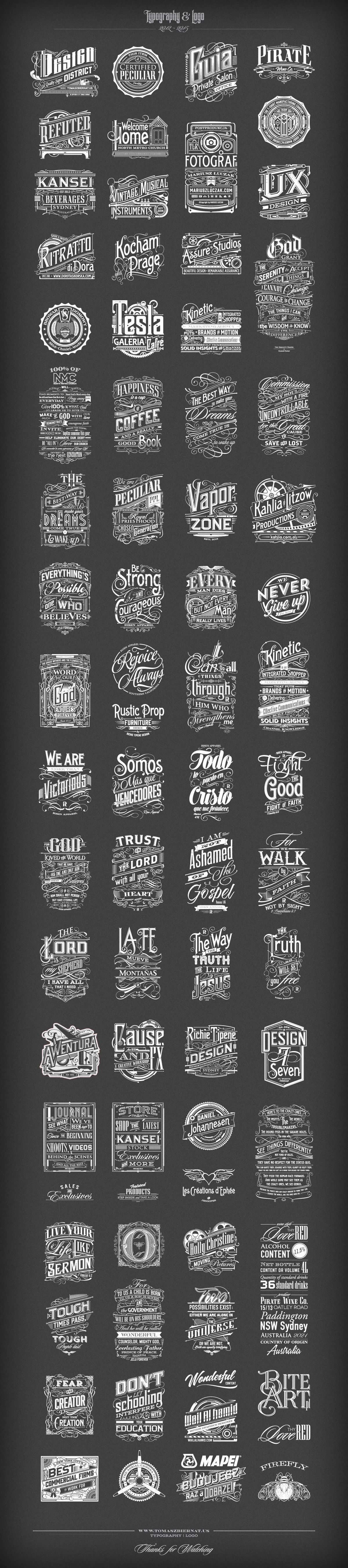 Typography | Logo 2012-2015 on Behance