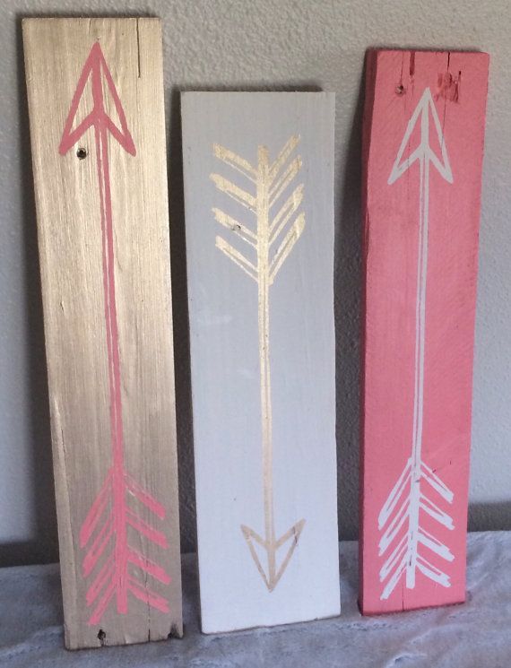 Vintage Arrows Set of 3 // Reclaimed Wood by SerendipityABoutique