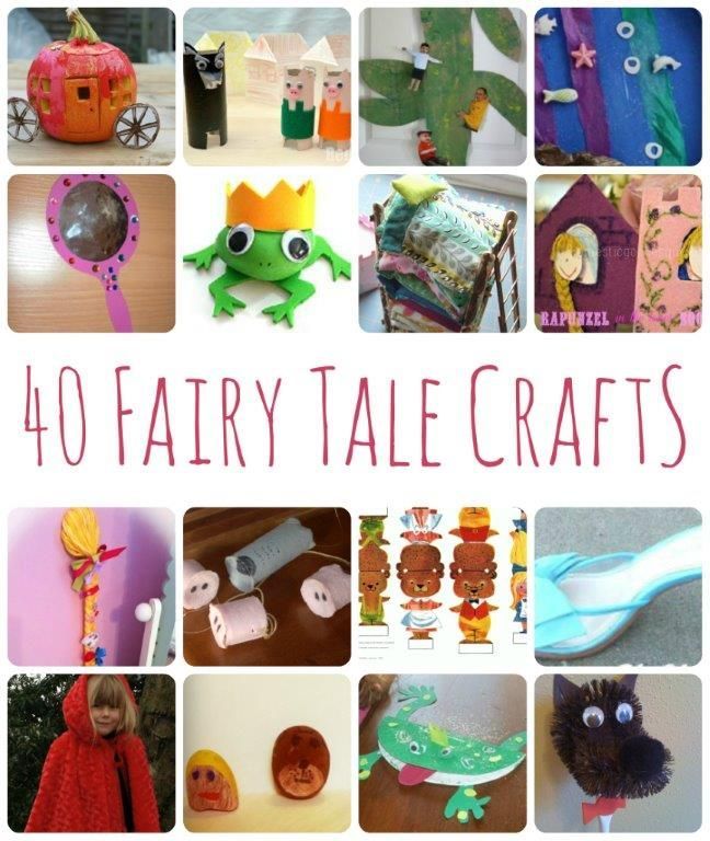 We LOVE LOVE LOVE Fairy Tales… and there is nothing better than soe good Fairy Tale crafts to go with them. Here we have a set