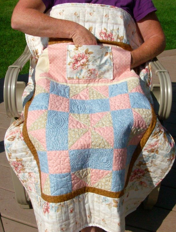 Wheel Chair Lap Quilts with pockets, or great for seniors, click here. – Baby Quilts and Lap Quilts with Pockets are my specialty!