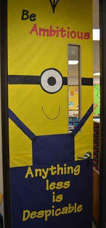 Who Doesn’t Love a Minion? | 29 Awesome Classroom Doors For Back-To-School