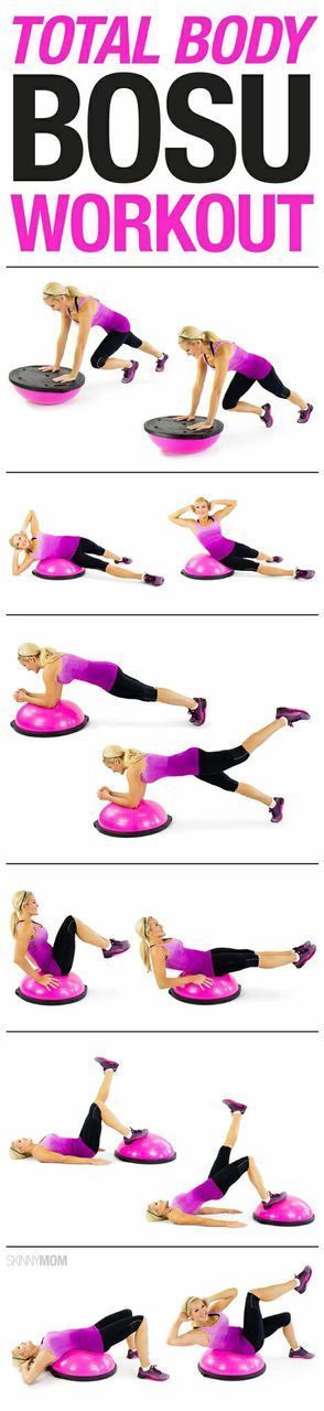 You have to try this BOSU workout to tone your entire body.