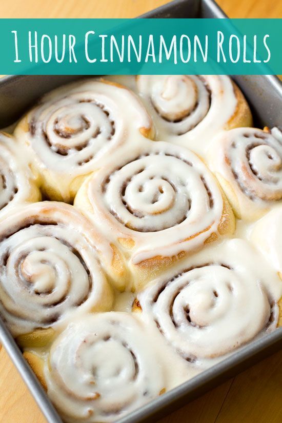 You won’t believe how light and fluffy these 1 hour cinnamon rolls are! They’re quick, easy and incredibly delicious!