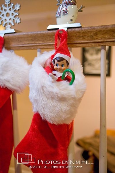 Stick Your Elf in a Stocking -   25 Funny & Easy Elf on the Shelf Ideas!