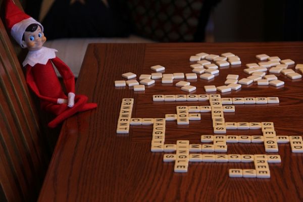 Have Your Elf Play Games -   25 Funny & Easy Elf on the Shelf Ideas!