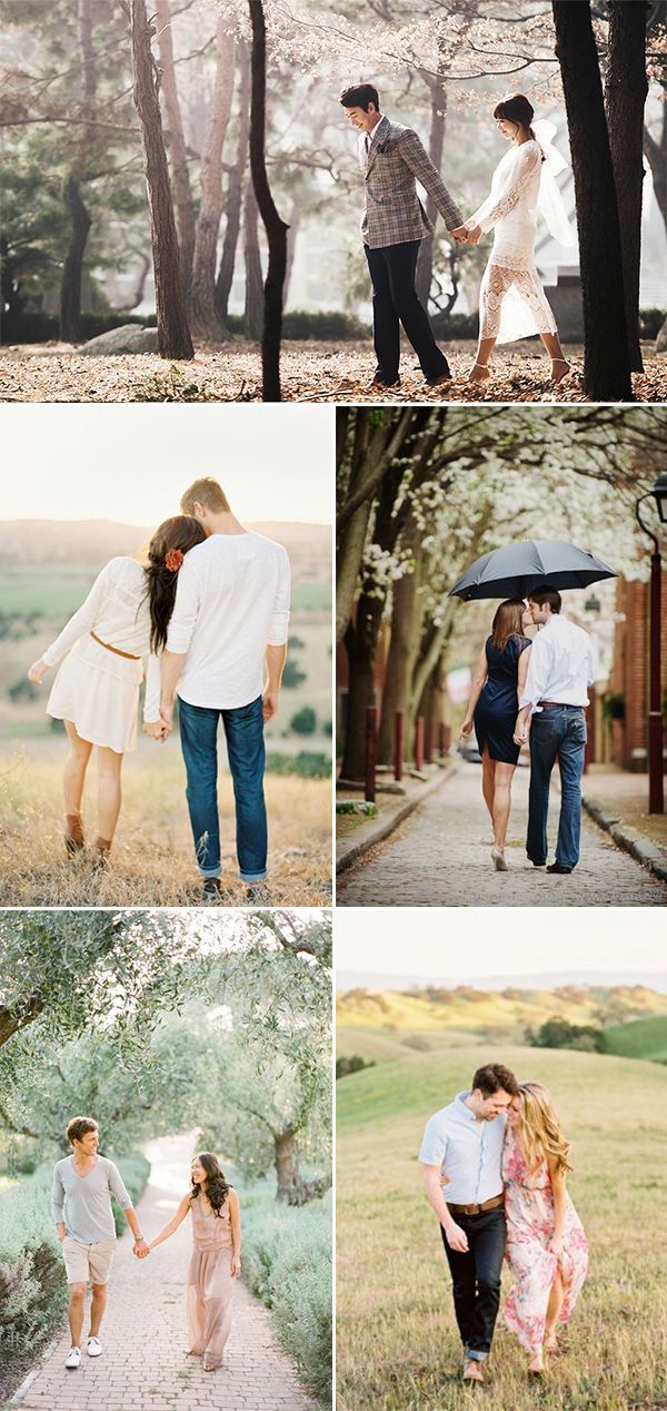 A Sweet Date! 25 Cute and Romantic Engagement Photo Ideas – A Walk in The Park