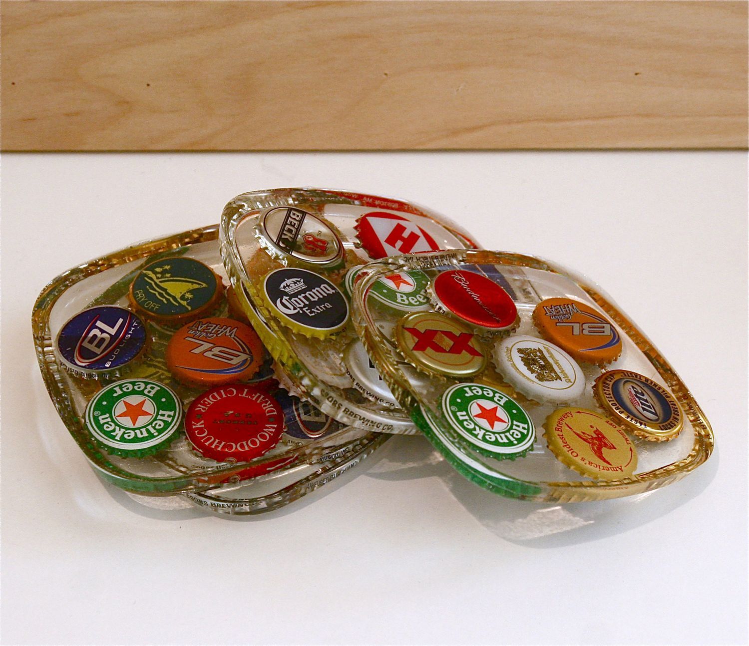 bottle cap crafts | … bottle caps I have lying around. Normally, I make them into coasters