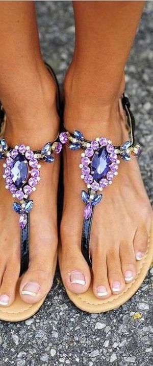 Cute beach style sandals.