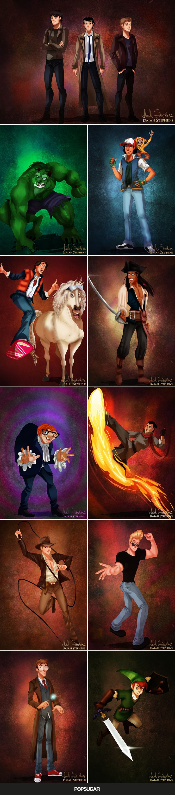 Disney Princes and Princesses Get Pop Culture Makeovers: see Disney characters dressed in Halloween costumes