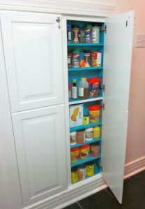 DIY shallow pantry between studs- would like to do this in our upstairs bath