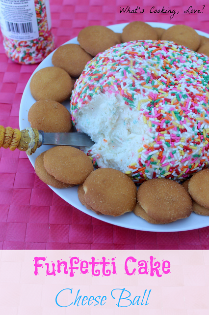 Funfetti Cake Cheese Ball – Whats Cooking Love?