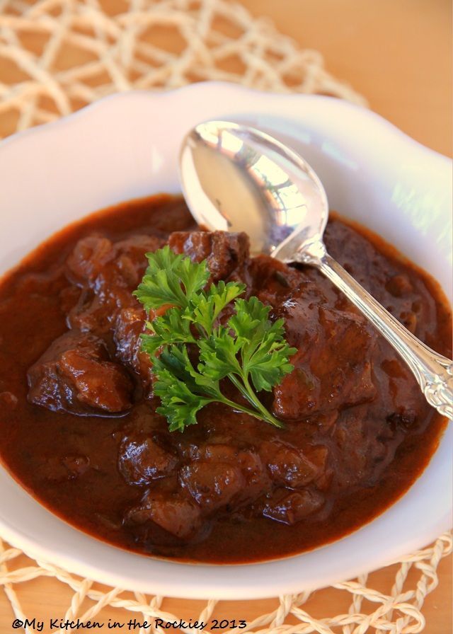 German Beef Goulash & Winner of the Cookbook Tasting Colorado—– This is really good. I’ve never had German goulash before. This