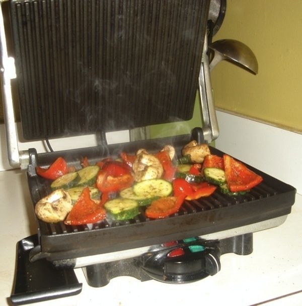 Grill lots of veggies. | 18 Surprising Things You Can Make In A PaniniPress