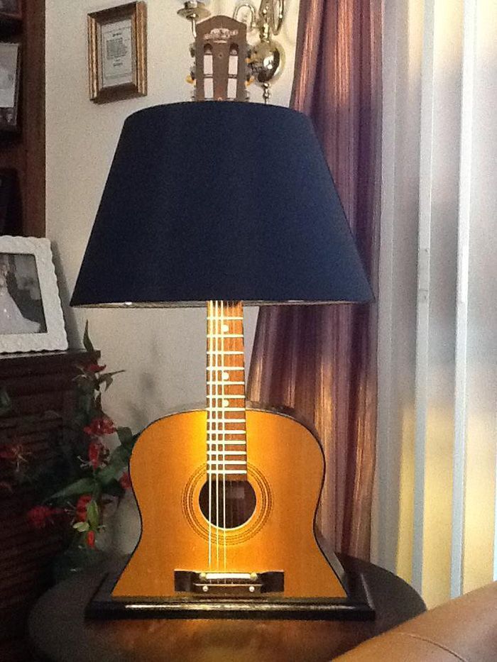 Guitar Lamp – a good way to keep your old pal around if it’s run its course as a functioning guitar.