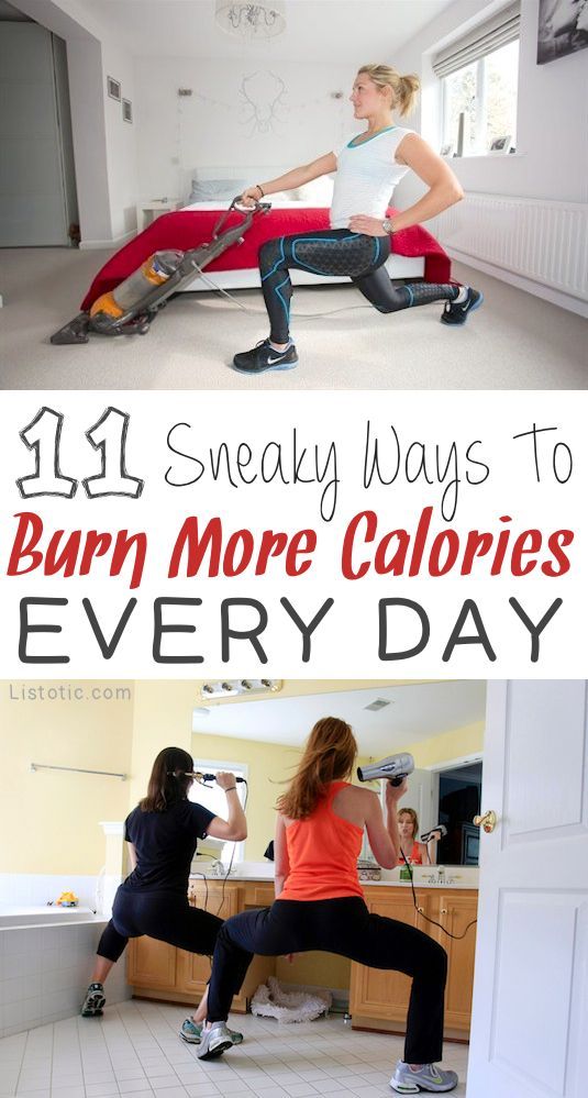Here are a few easy ways to burn extra calories every day by making small changes to your daily routines– at home or work!