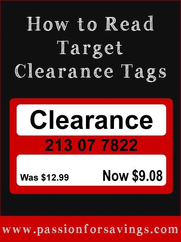 How to Read a Target Clearance Tags! This post explains what all the extra numbers mean on the tags, You’ll never shop Target the
