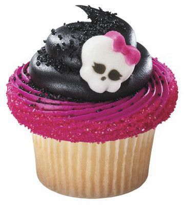 Monster High Skullette Edible Cupcake Topper
