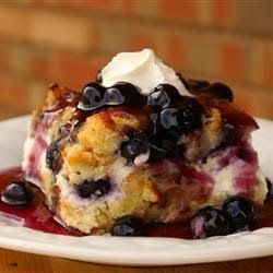 Overnight Blueberry French Toast « This is a very unique breakfast dish. Good for any holiday breakfast or brunch, it’s filled
