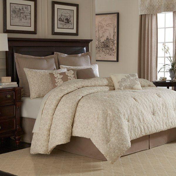 Royal Heritage Home™ Sonoma Comforter Set, 100% Cotton – Ivory – Bed Bath & Beyond