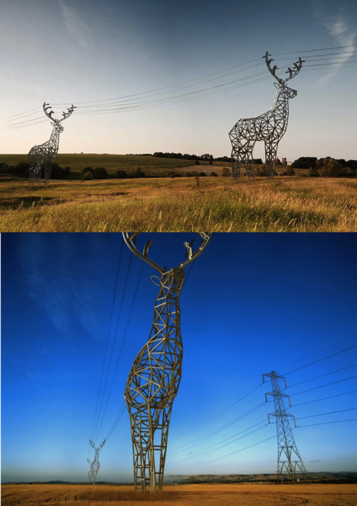 Seer-shaped pylons concept by DesignDepot